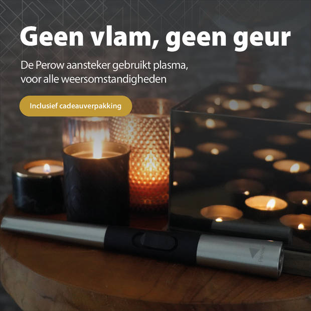 Oplaadbare Elektrische Aansteker - Plasma Aansteker – Luxe Aansteker - Inclusief Cadeauverpakking - BBQ - Grijs