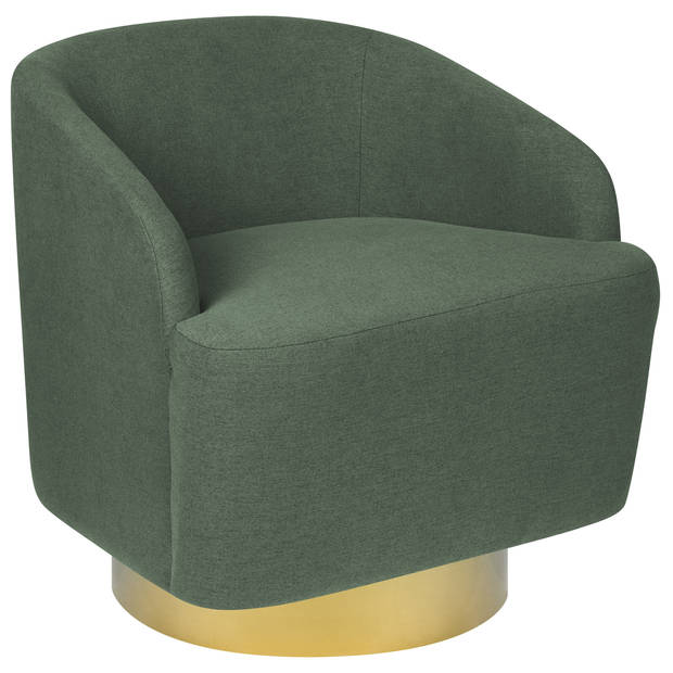 Beliani LAVIK - Fauteuil-Groen-Polyester