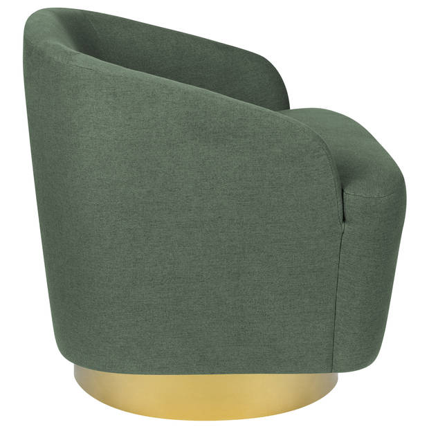 Beliani LAVIK - Fauteuil-Groen-Polyester