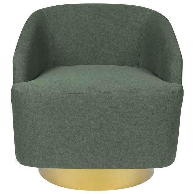 Beliani LAVIK - Fauteuil-Groen-Polyester