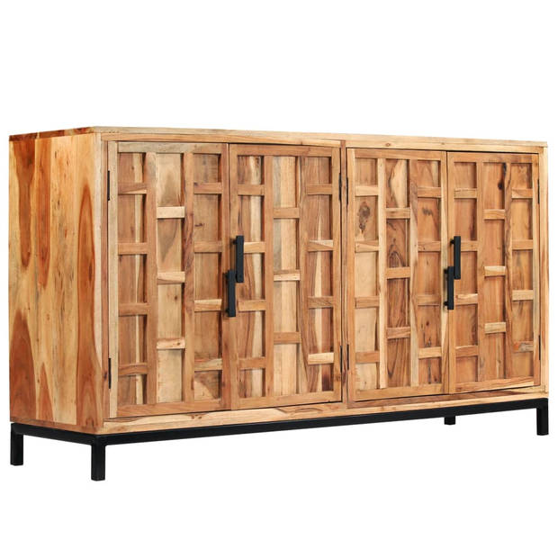 The Living Store Houten dressoir - Acaciahout - 145 x 40 x 80 cm