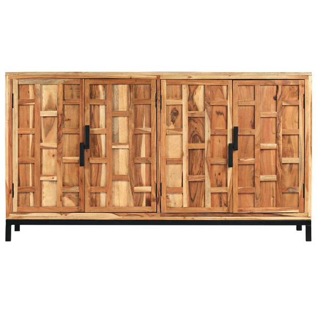 The Living Store Houten dressoir - Acaciahout - 145 x 40 x 80 cm