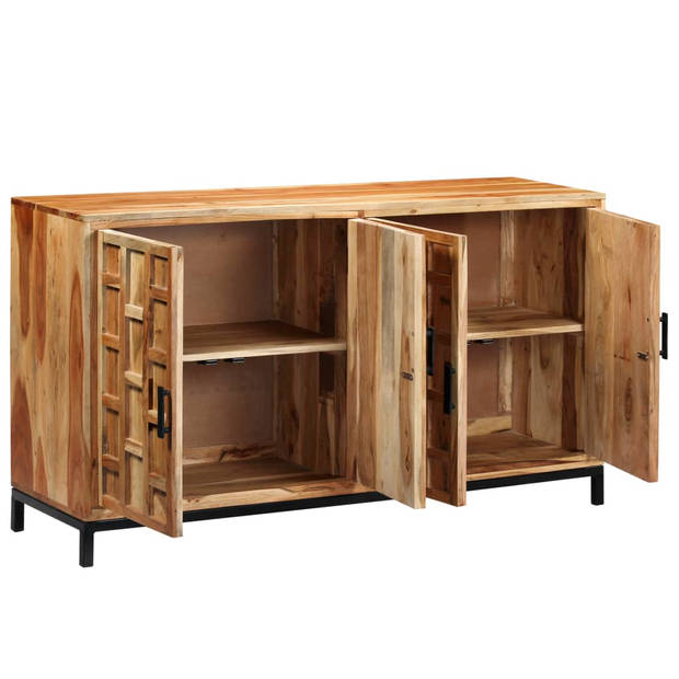 The Living Store Houten dressoir - Acaciahout - 145 x 40 x 80 cm