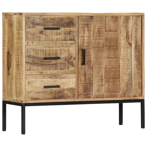 The Living Store Dressoir Mangohout - 88 x 30 x 71 cm - Handgemaakt - Unieke houtnerven