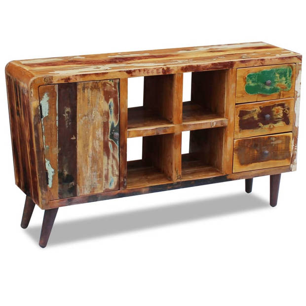 The Living Store Dressoir 150x40x86 cm massief gerecycled hout - Keukenkast