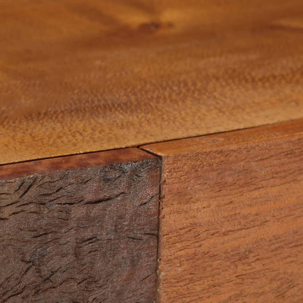 vidaXL Dressoir 110x30x75 cm massief gerecycled hout bruin