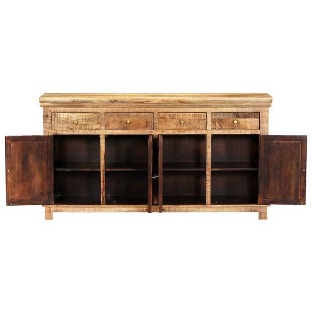 The Living Store Rustiek Mangohout Dressoir 160x40x85 cm - Indiase stijl