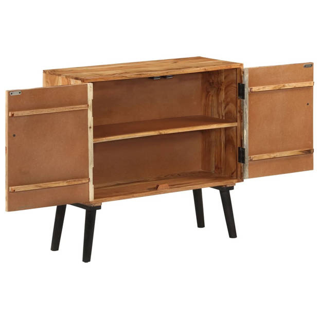 The Living Store Dressoir Mangohout - 85 x 30 x 75 cm - Gepolijst - geverfd en gelakt