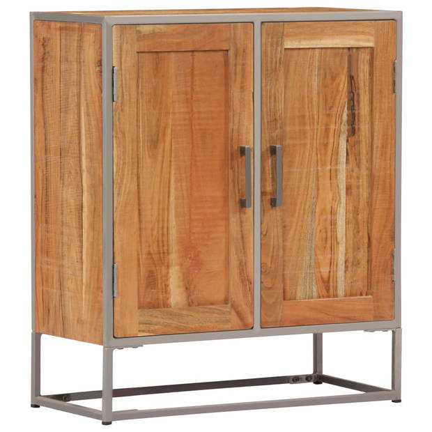 The Living Store Retro Dressoir - Massief Acaciahout - 65 x 30 x 75 cm - Vintage stijl