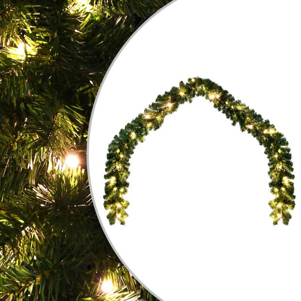 The Living Store Kerstslinger - 5m - 75 warmwitte LEDs - 4 lichteffecten - Geschikt voor binnen en buiten