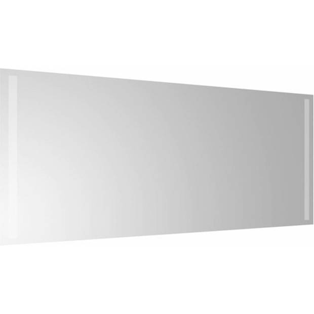 The Living Store LED-badkamerspiegel - IP65 - 100x40 cm - USB-interface - Eenvoudige installatie