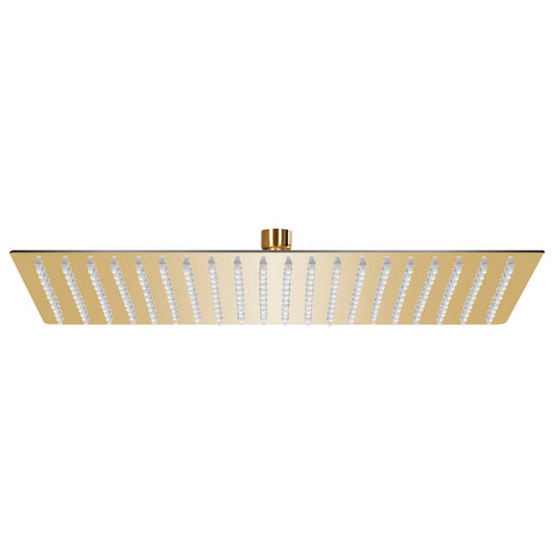 The Living Store Douchekop - Goud - 50 x 30 (L x B) - Anti-kalksproeiers