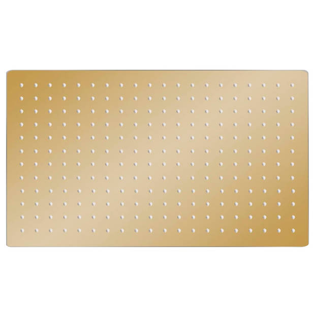 The Living Store Douchekop - Goud - 50 x 30 (L x B) - Anti-kalksproeiers