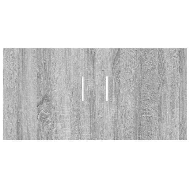 vidaXL Hangkast 80x39x40 cm bewerkt hout grijs sonoma eikenkleurig