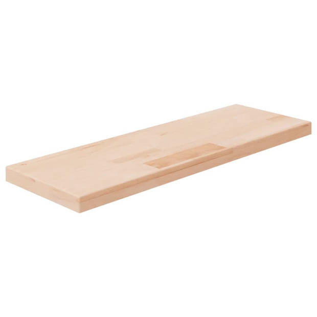 The Living Store Plank 60x20x2-5 cm onbehandeld massief eikenhout - Wandsteun