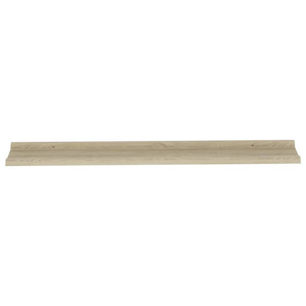 vidaXL Wandschappen 4 st 115x9x3 cm sonoma eikenkleurig