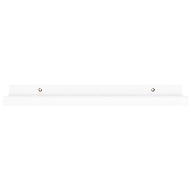 vidaXL Wandschappen 4 st 40x9x3 cm wit