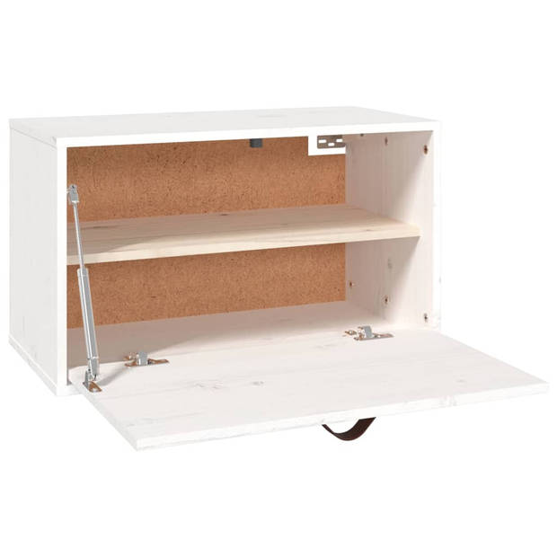 The Living Store Wandkast - Grenenhout - 60 x 30 x 35 cm