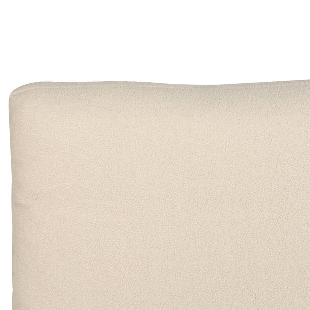 Beliani MELLE - Tweepersoonsbed-Beige-Bouclé