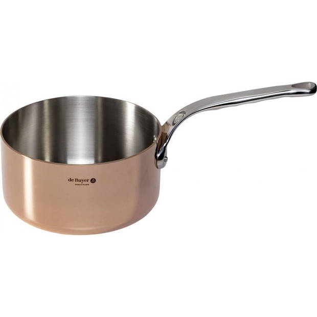 De Buyer Prima Matera steelpan - koper/rvs - Ø 18 cm - inductie