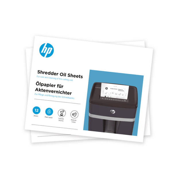 HP geolied papier - DIN A5 formaat - 12 vellen - smeermiddel voor papierversnipperaar