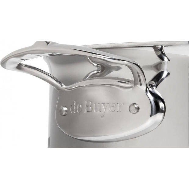 De Buyer Affinity braadpan - met deksel - Ø 20 cm - grijs