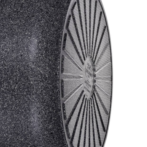 Ballarini Salina Granitium 75002-810-0 hapjespan - 2 handvaten - granietgrijs - Ø 28 cm