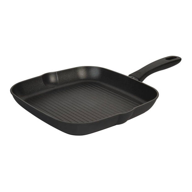 Ballarini Avola grillpan - Ø 28 cm - zwart - vierkant