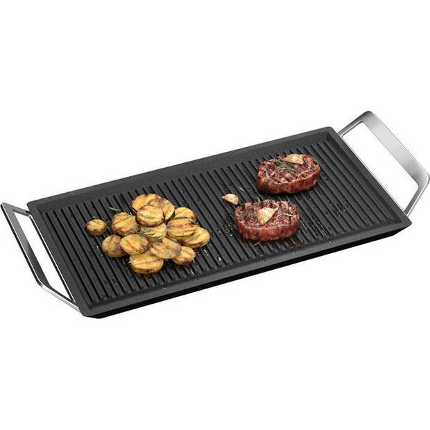 Electrolux Infi-Grill grillplaat - met handgrepen - zwart