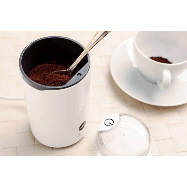 Eldom Caf MK50 elektrische koffiemolen - wit - 40 gr - 200 W
