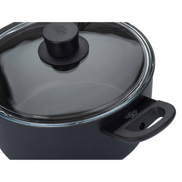 Ballarini Avola braadpan - deksel - Ø 24 cm - zwart - 4.8 L