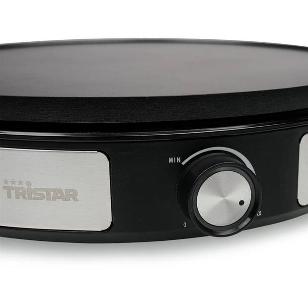 Tristar BP-2639 pannenkoekenmaker - zwart/zilver - 1500 W