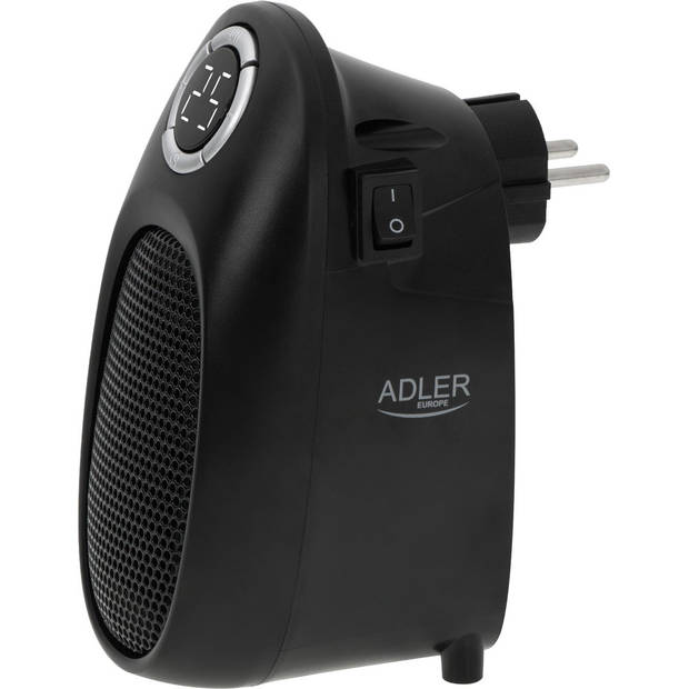 Adler AD 7726 thermoventilator - verwarmt tot 32 m2 - zwart - 1500 W