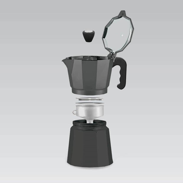 MaestroMR-1666-6 koffiezetapparaat - zwart - 6 kopjes