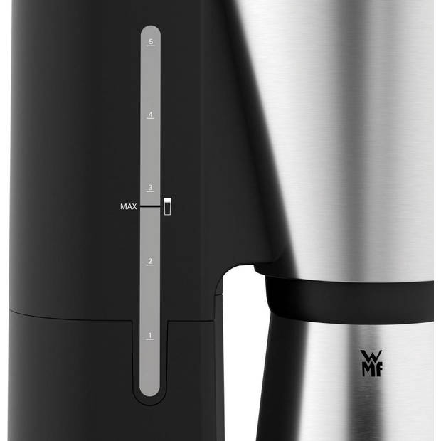 WMF Kitchenmini's koffiezetapparaat - thermoskan - zwart/zilver - 6 kopjes