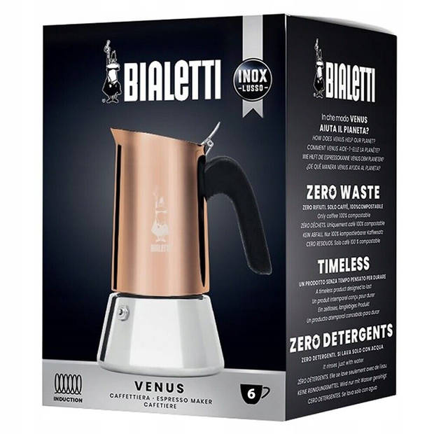 Bialetti Venus koffiezetapparaat - koper - 6 kopjes