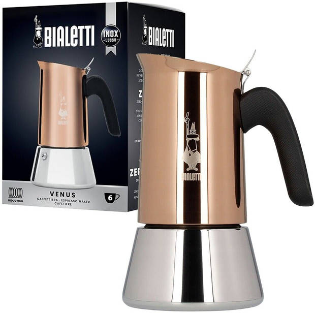 Bialetti Venus koffiezetapparaat - koper - 6 kopjes