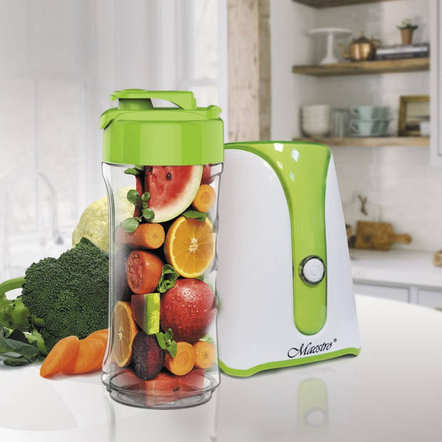 Maestro Feel-MR569 blender - groen/wit - 350 W - 0.8 L