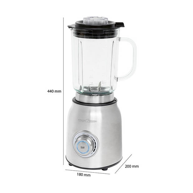 ProfiCook 501207 blender - 1200 W - grijs