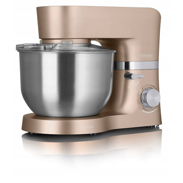 Heinrich S HKM 6278 foodprocessor - goudkleurig - 1300 W - 6.2 L