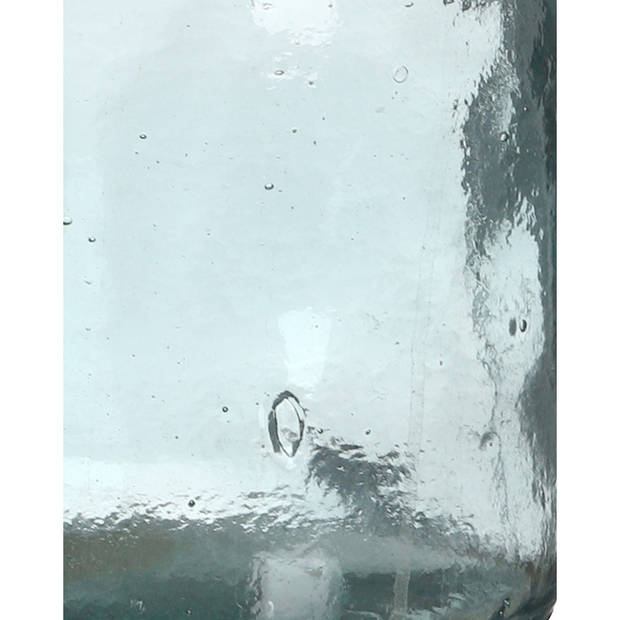 Natural Living Bloemenvaas Camille - helder transparant - glas - D15 x H25 cm - Vazen