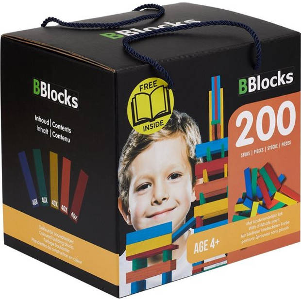 BBlocks BBlocks 200 stuks kleur in kartonnen doos