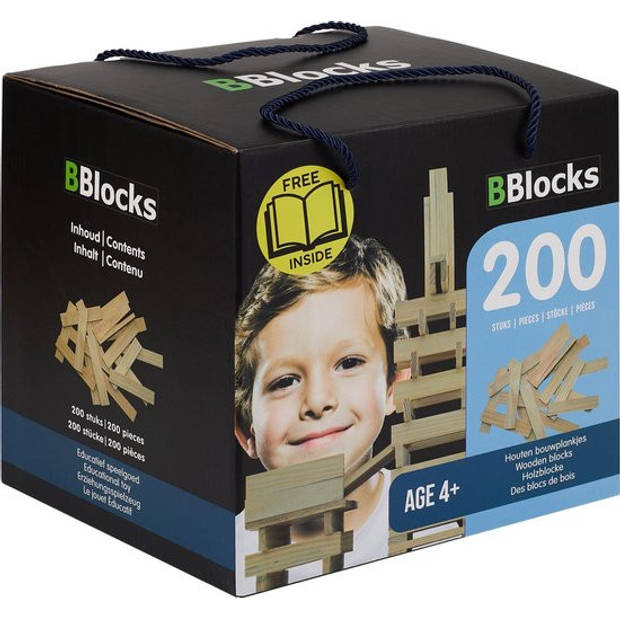 BBlocks BBlocks 200 stuks blank in kartonnen doos