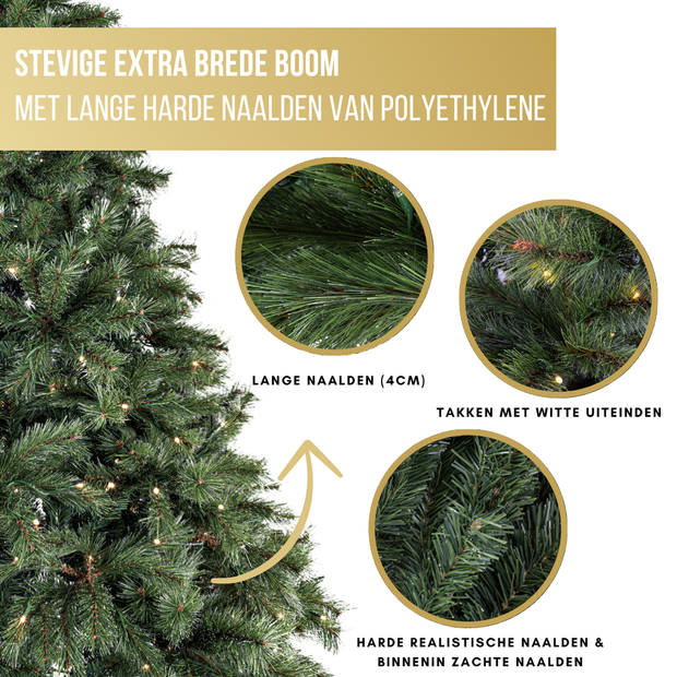 Kerstboom Excellent Trees® Elverum Frosted Premium 210 cm