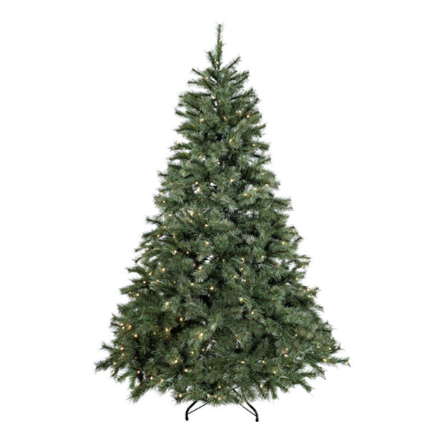 Excellent Trees® Elverum Frosted 210 cm Kerstboom met Verlichting met Mobiele App