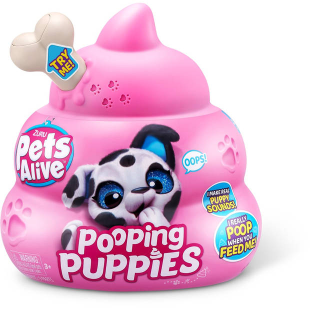Pets Alive Pooping Puppies S1 - Interactive Knuffel - Prijs per Stuk