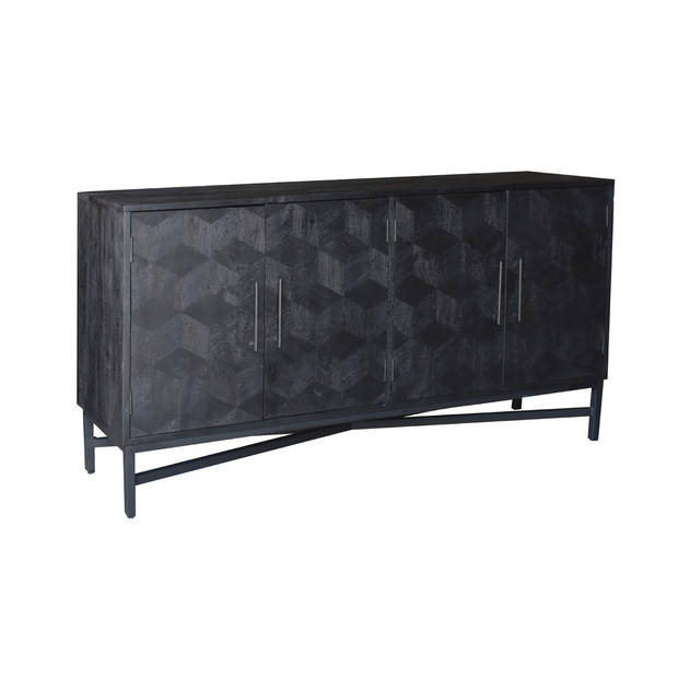 Giga Meubel - Dressoir Jazz Zwart 160cm