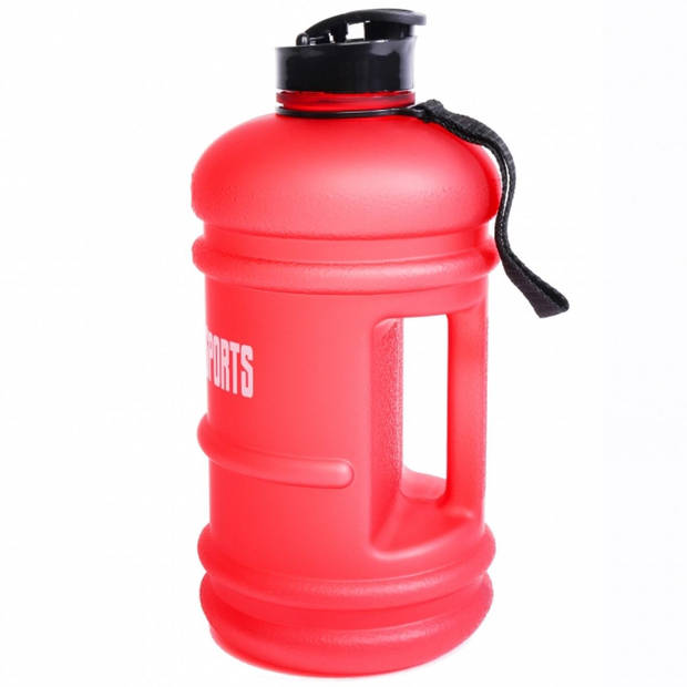 Gorilla Sports Waterfles - Gallon - 2,2 liter - Grijs