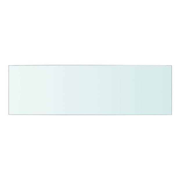 The Living Store glazen plank - 50 x 15 - 8 mm - transparant