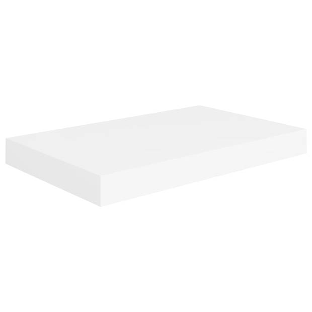 vidaXL Wandschappen zwevend 4 st 40x23x3,8 cm MDF wit